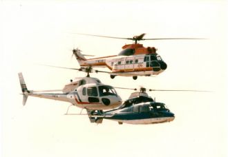 Nouvelle gamme salon 1981 - Ecureuil, Dauphin, Super-Puma